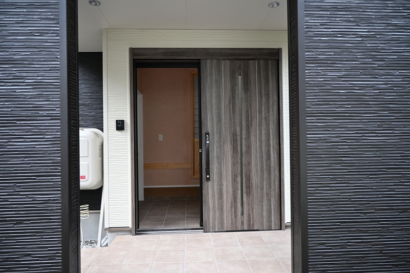 玄関戸オープン