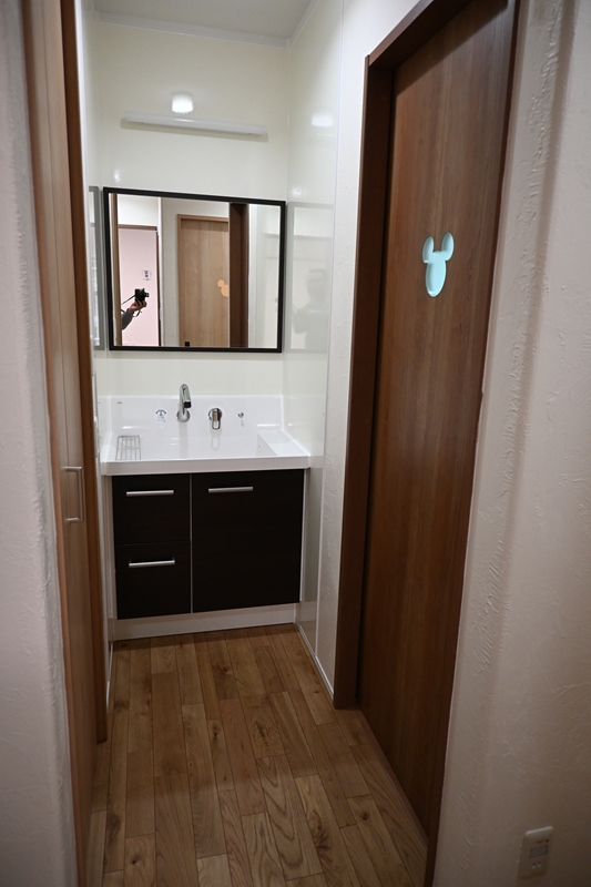 廊下洗面コーナー